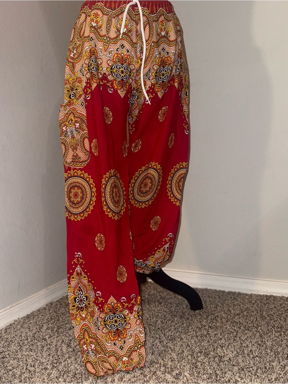Earthbound Boho Flowy Festival Hippie Pants - Picture 4 of 6